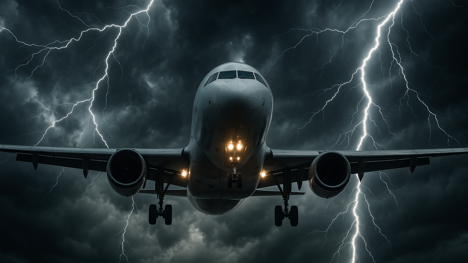 Os relâmpagos atingem frequentemente os aviões. É perigoso?